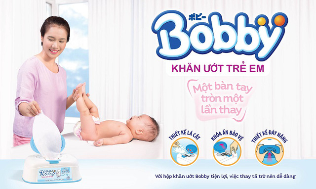 Khăn ướt cho bé Bobby