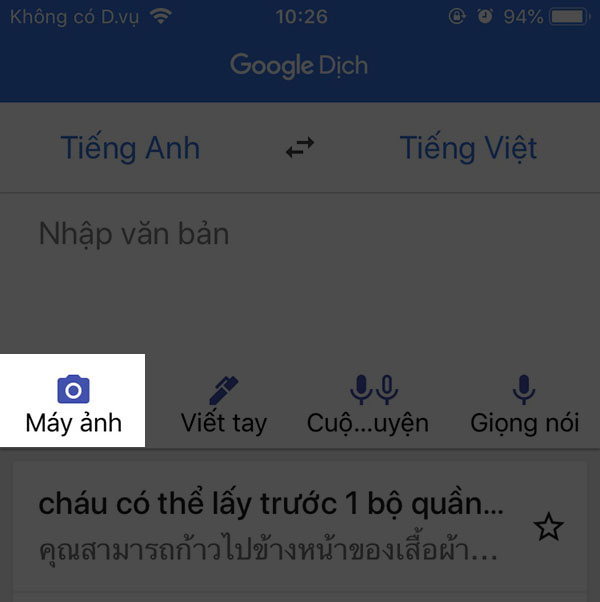 google dịch