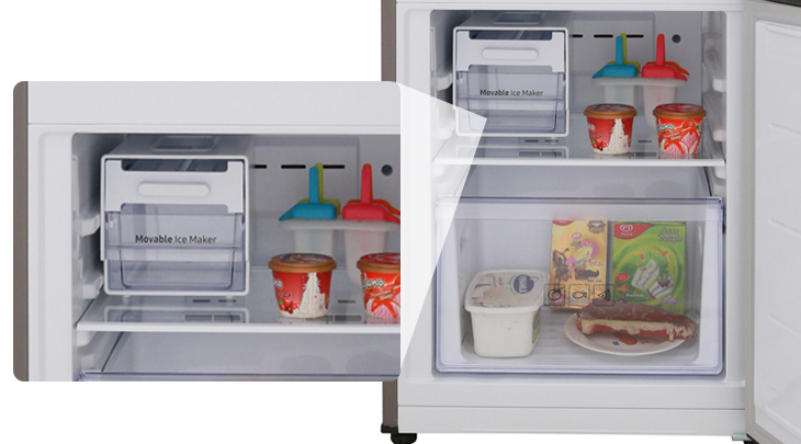 Đánh giá tổng quan tủ lạnh Samsung Inverter 307 lít RB30N4180B1/SV > Khay làm đá viên - Tủ lạnh Samsung Inverter 307 lít RB30N4180B1/SV