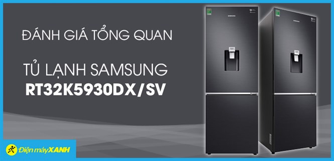 Đánh giá tổng quan tủ lạnh Samsung Inverter 307 lít RB30N4180B1/SV