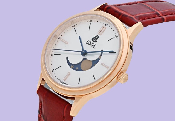 Danh sách các thương hiệu đồng hồ của Thụy Sĩ nổi tiếng, chất lượng > Đồng hồ Nữ Ernest Borel LGR880-412RD 
