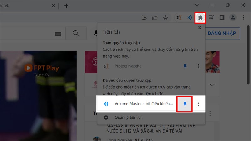 Cách chỉnh âm lượng từng tab trên Chrome