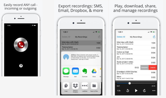 Hướng dẫn cách ghi âm cuộc gọi trên iPhone đơn giản > Call Recorder Pro