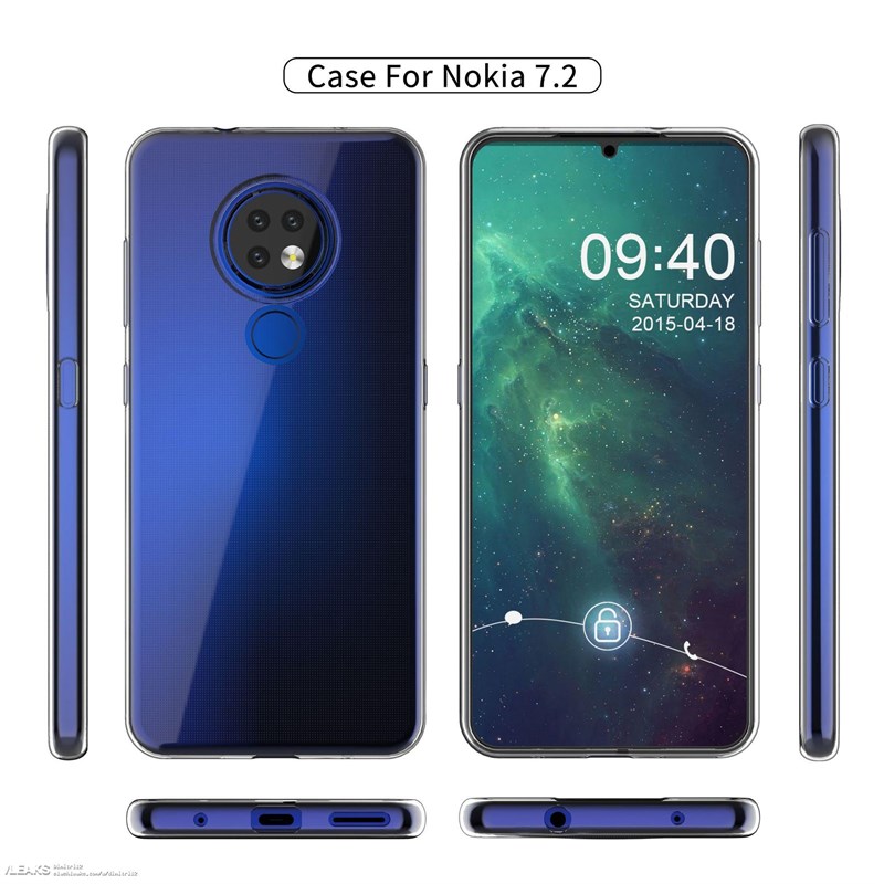 Nokia 7.2 lộ trọn thiết kế thông qua ốp lưng - ảnh 2 Nokia 7.2 lộ trọn thiết kế thông qua ốp lưng - ảnh 2