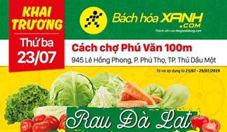Cửa hàng Bách hoá XANH 945 Lê Hồng Phong khai trương 23/7/2019
