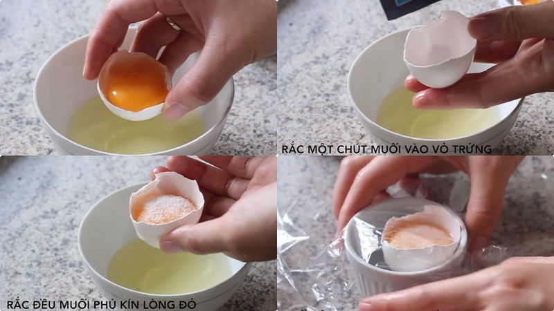 Cách làm trứng muối "nhanh như chớp"