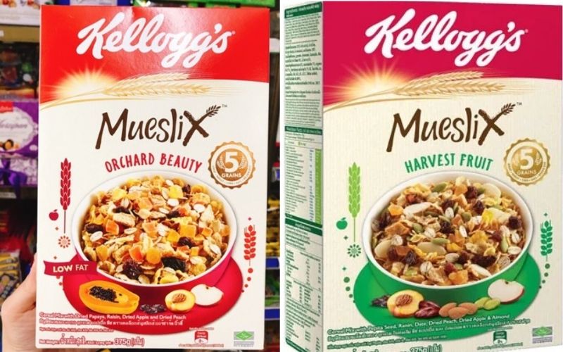 Ngũ cốc ăn kiêng Kellogg's Mueslix Orchard Beauty