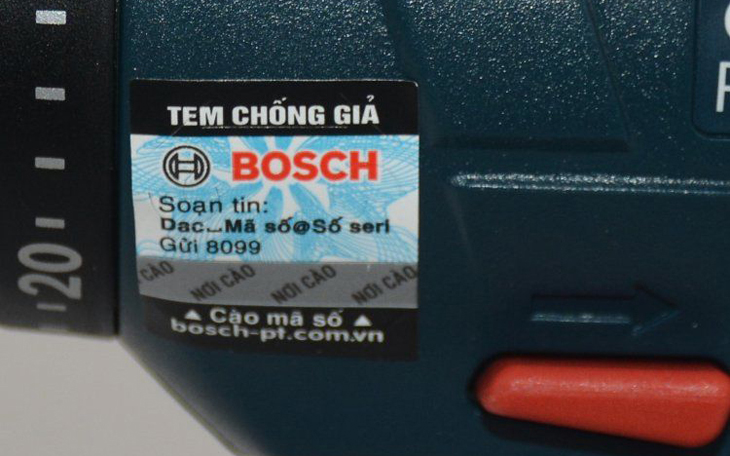 Cách nhận biết sản phẩm Bosch chính hãng với vài bước đơn giản