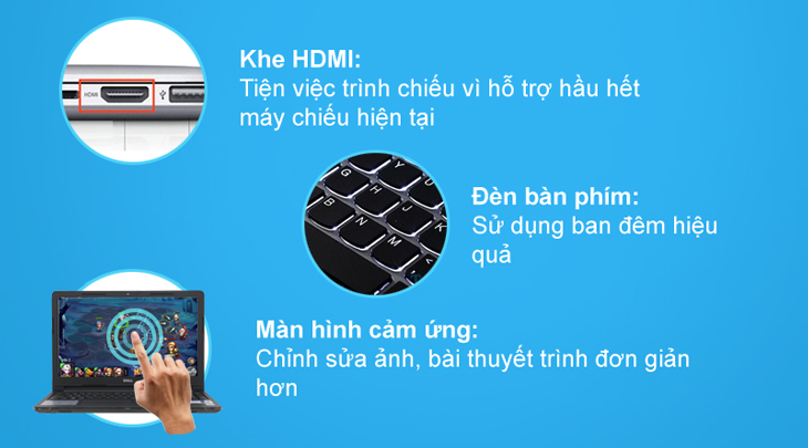 Hướng dẫn chọn các tính năng khác trên laptop học tập văn phòng