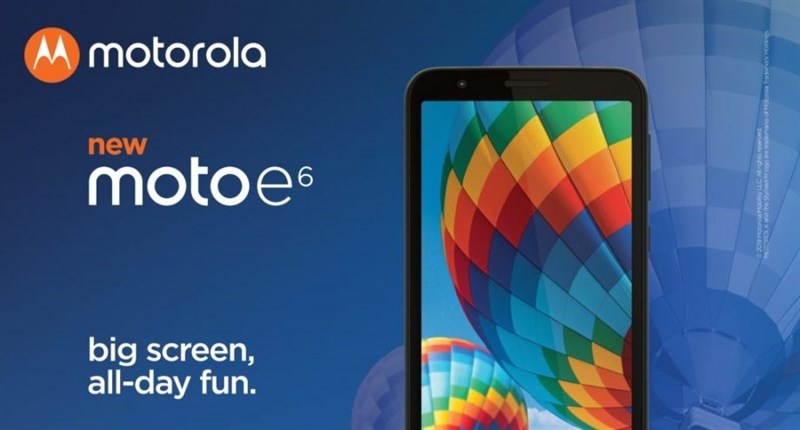 Motorola Moto E6 ra mắt: Màn hình 5.5 inch, chip Snapdragon 435
