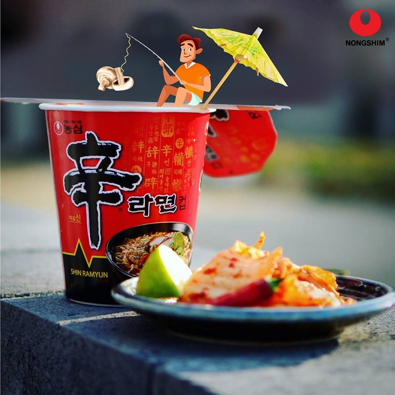 Nongshim là thương hiệu mì được yêu thích tại Hàn