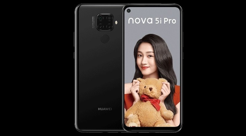 Huawei Nova 5i Pro trình làng: 4 camera sau, màn hình nốt ruồi, chip Kirin 810