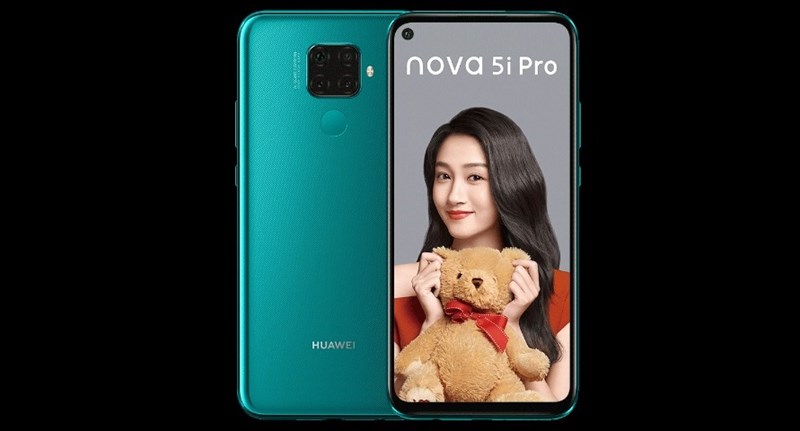 Huawei Nova 5i Pro trình làng: 4 camera sau, màn hình nốt ruồi, chip Kirin 810