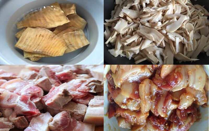 How to make delicious soft bamboo shoots with eye-catching colors