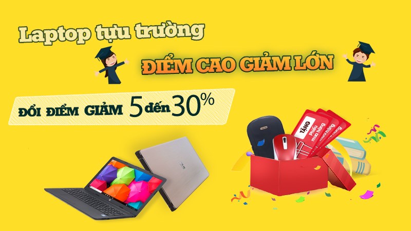 Laptop tựu trường nhiều ưu đãi Laptop tựu trường nhiều ưu đãi