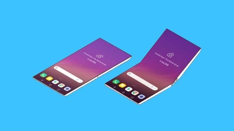 điện thoại màn hình gập lg