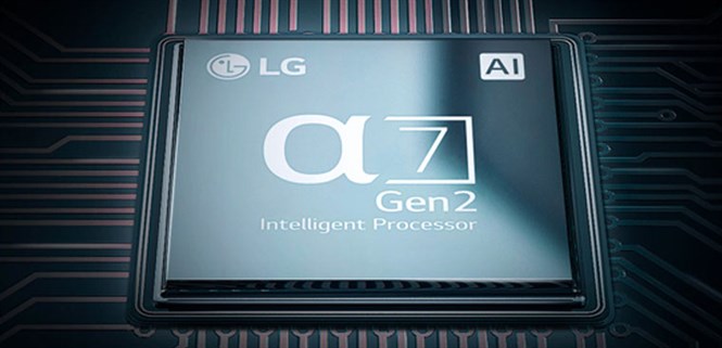 Alpha 7 thế hệ thứ 2 bộ xử lý thông minh của tivi LG