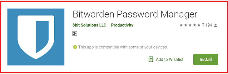 Bitwarden Password Manager