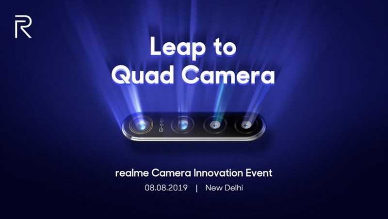 Smartphone Realme tích hợp camera 64MP sẽ ra mắt vào ngày 8/8 Smartphone Realme tích hợp camera 64MP sẽ ra mắt vào ngày 8/8