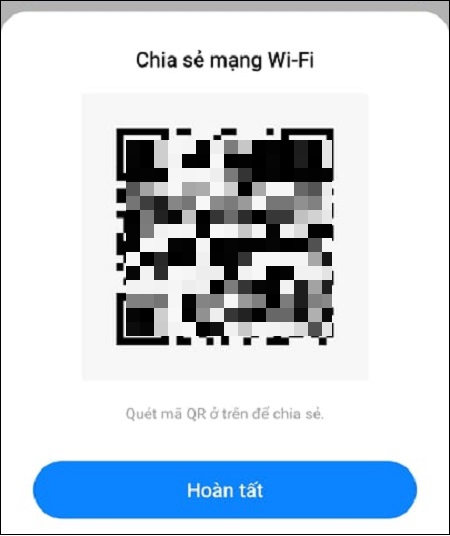 Nhấp chọn mạng wifi mà điện thoại đang kết nối