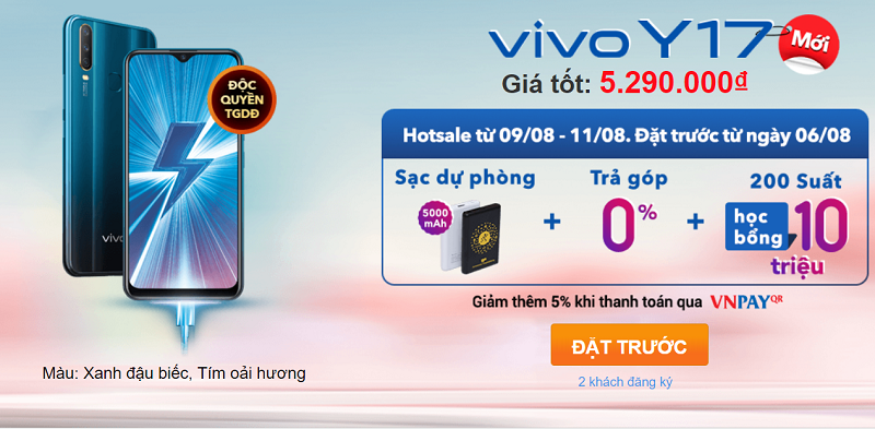 Hot sale Vivo Y17