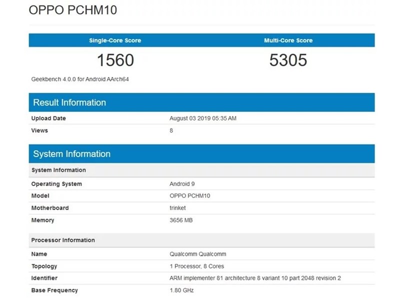 OPPO A9s dùng chip Snapdragon 665 sẵn sàng ra mắt