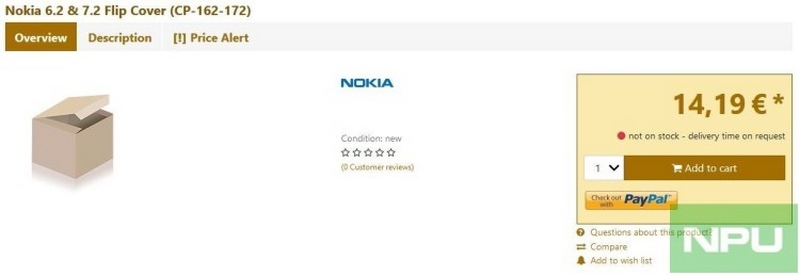 Ốp lưng, bao da Nokia 6.2, Nokia 7.2 đã có mặt trên trang bán lẻ