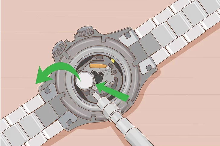 Tháo pin trước khi đưa đồng hồ đi lưu trữ