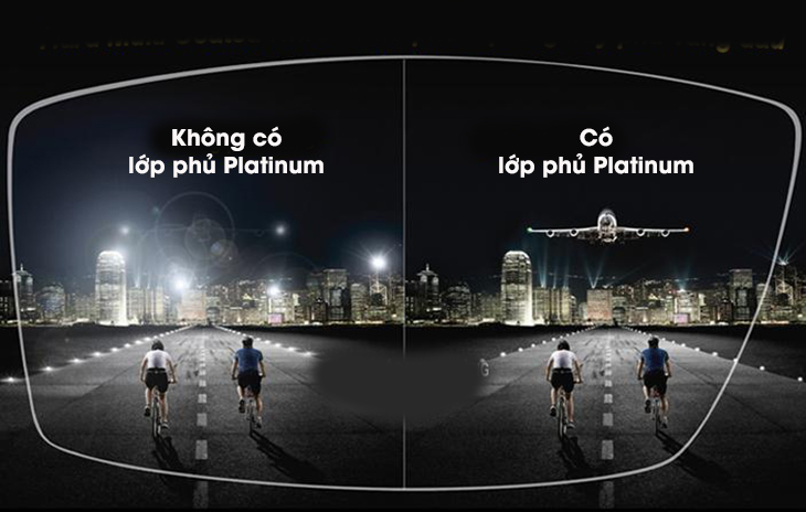 mắt kính phủ lớp platinum