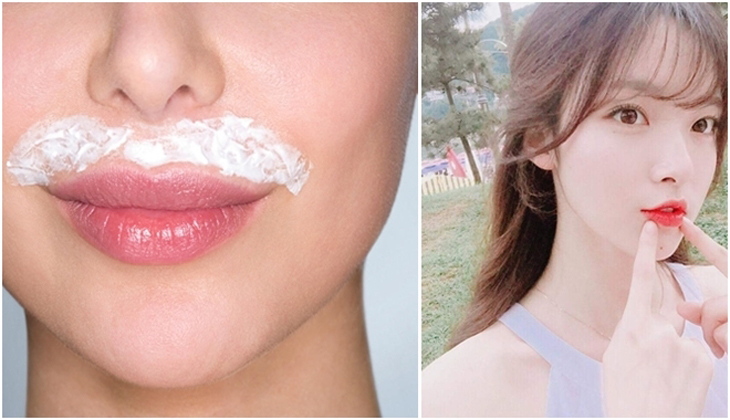 Remove mustache with hair removal cream