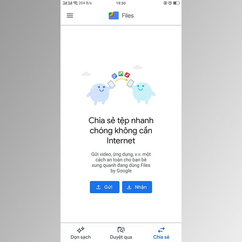 Gửi file trên Android Gửi file trên Android