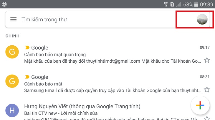 Cách đăng xuất Gmail trên điện thoại Android khỏi thiết bị khác