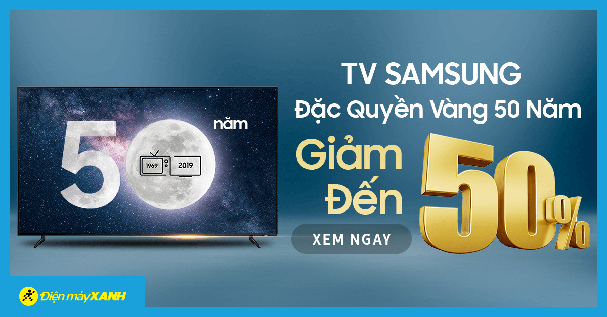 Samsung tặng TV 4K cho người dùng Việt nhân kỉ niệm sinh nhật 50 năm