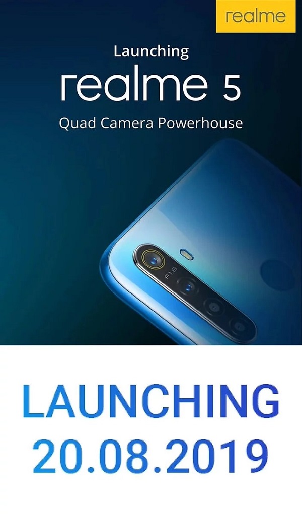 Realme 5 sẽ đi kèm với thỏi pin lên tới 5.000 mAh - ảnh 4 Realme 5 sẽ đi kèm với thỏi pin lên tới 5.000 mAh - ảnh 4