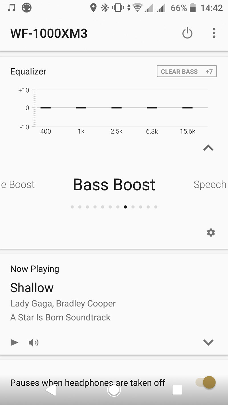 Ứng dụng Sony Headphone Connect
