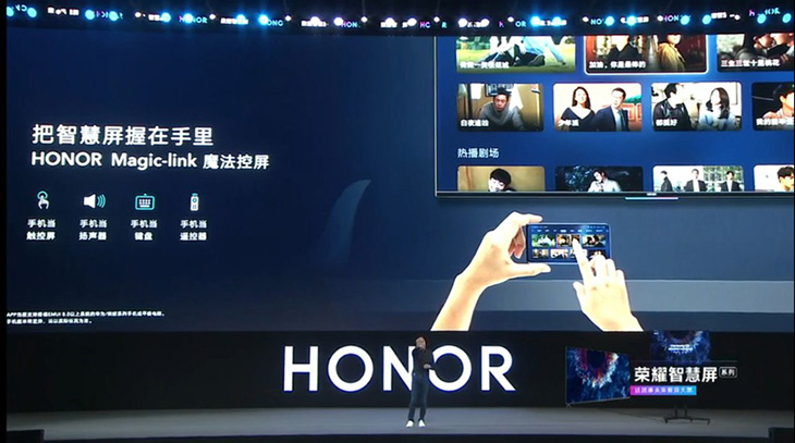 Tivi được tích hợp Honor Magiclink Tivi được tích hợp Honor Magiclink