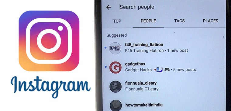 cách xoá tìm kiếm gần đây trên instagram