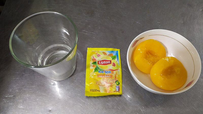 Làm trà đào chỉ trong 3 phút, giải khát nhanh chóng với gói trà Lipton