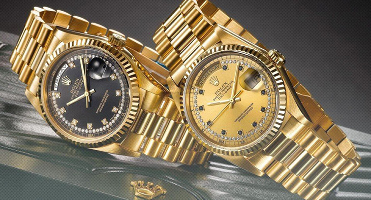đồng hồ mạ vàng là trang sức sang trọng, đẳng cấp