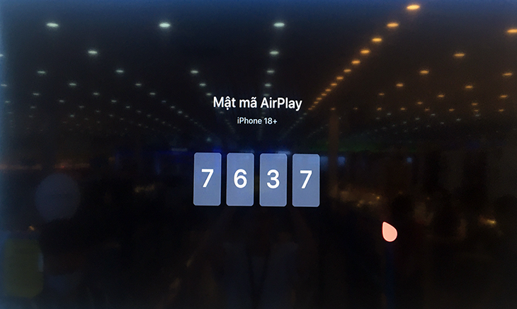 Nhập mã AirPlay