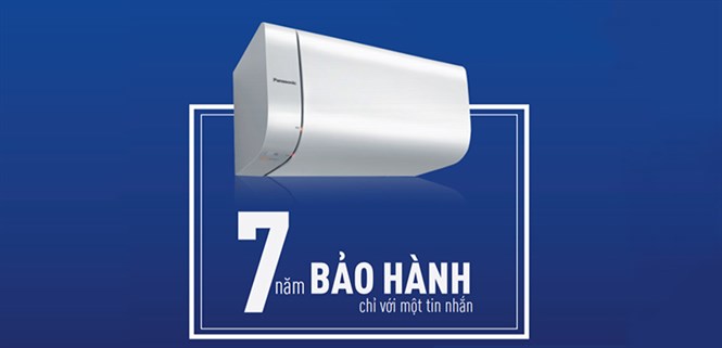 Hướng dẫn đăng kí bảo hành điện tử máy nước nóng Panasonic bằng tin nhắn