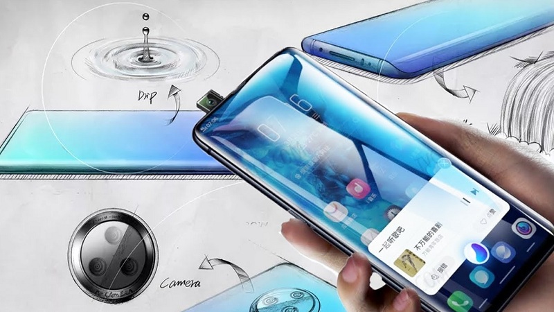 Vivo NEX 3 lộ ảnh thực tế với màn hình thác nước