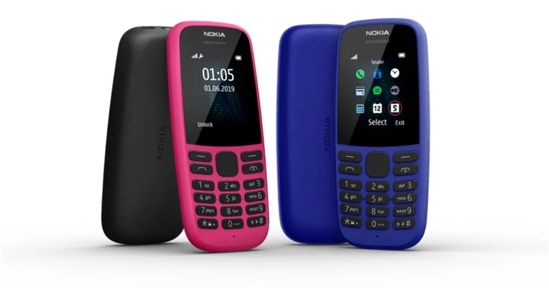 Điện thoại cơ bản Nokia 105 2019 ra mắt với pin chờ 26 ngày, giá 390 ngàn