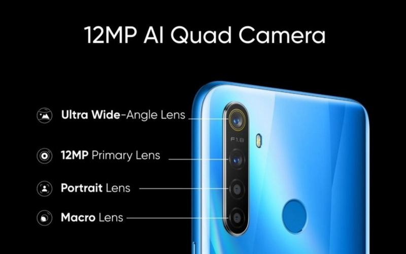 realme 64 ai quad camera