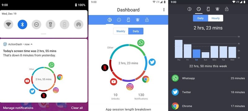 ActionDash: Quản lý thời gian sử dụng điện thoại hiệu quả ActionDash: Quản lý thời gian sử dụng điện thoại hiệu quả