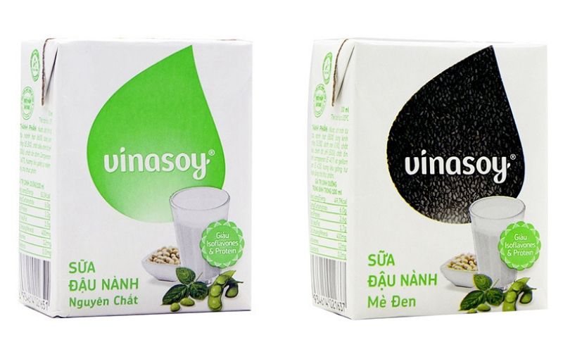 Các loại sữa đậu nành Vinasoy, giá bán và đặc điểm của từng loại