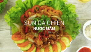 Sụn gà chiên nước mắm đậm vị, ăn là ghiền