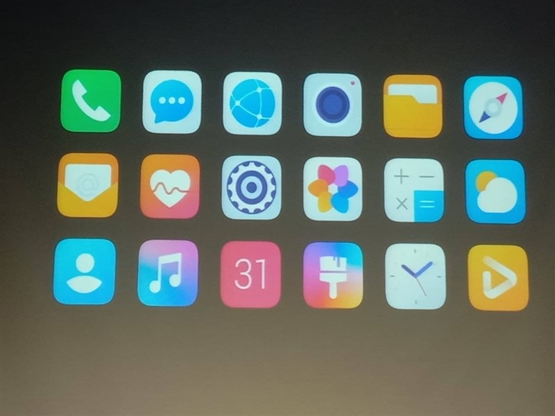 Các biểu tượng ứng dụng trên EMUI 10