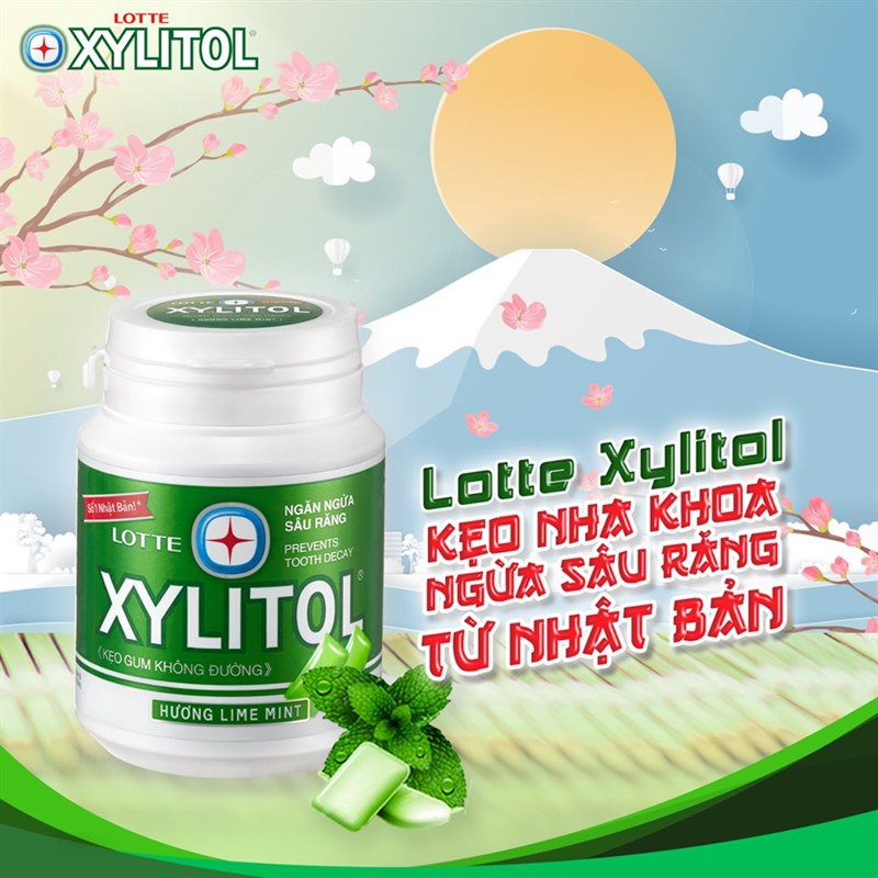 Lotte Xylitol – kẹo gum được khuyên dùng bởi các Hiệp hội Nha khoa