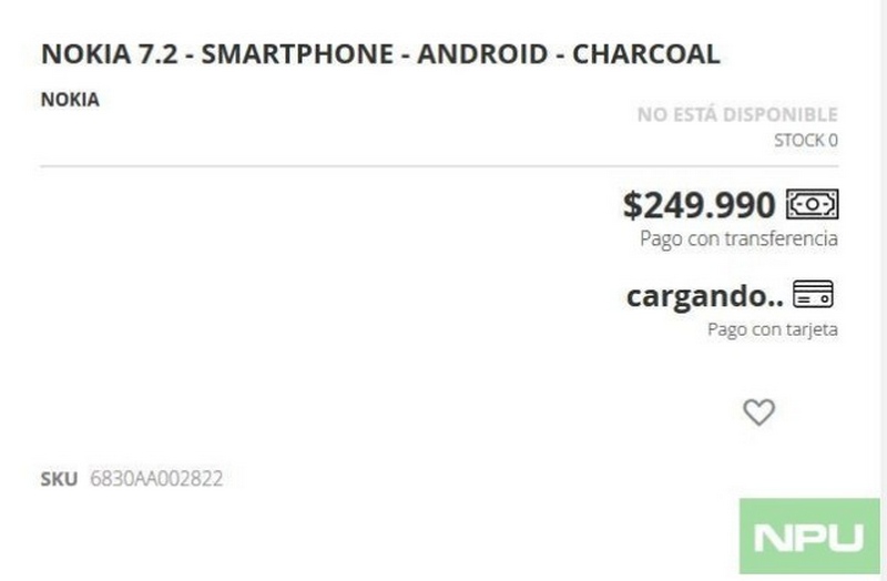 Nhà bán lẻ tại Chile hé lộ giá bán của Nokia 7.2